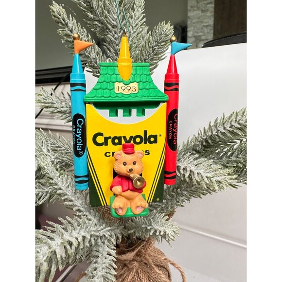 Crayola Crayons Bright Shining Castle 1993 Hallmark Ornament Christmas Decor - Picture 2 of 9